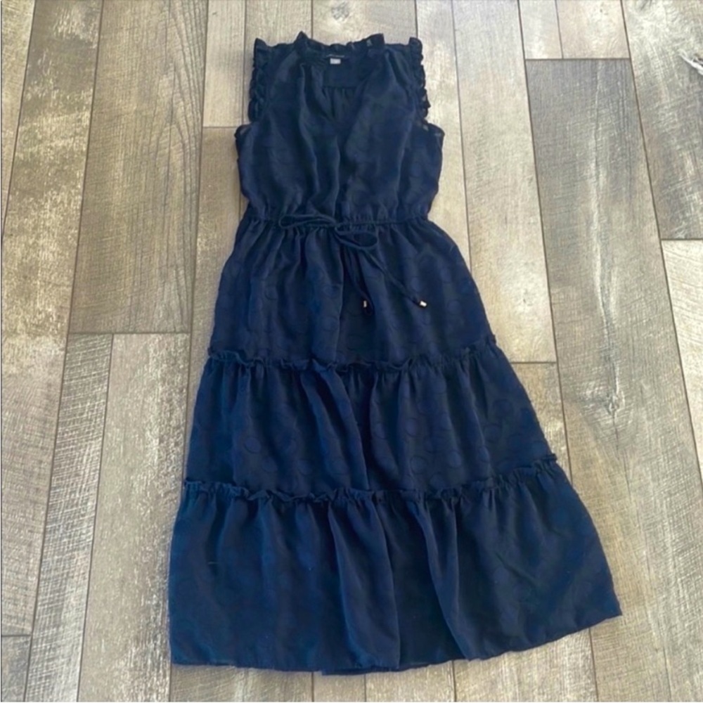 Tommy Hilfiger Size 2 Blue Polka Dot Dress